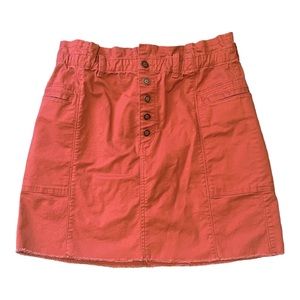 Women’s Hollister miniskirt, burnt orange size large Ultra High Rise